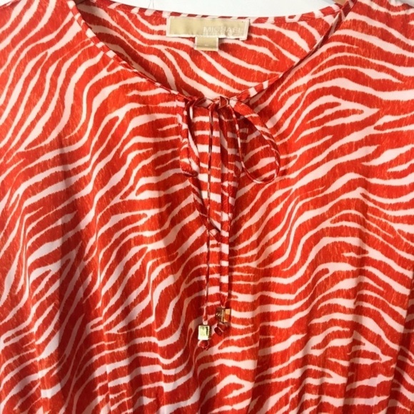 MICHAEL KORS Savannah Printed Kimono Top - Picture 6 of 10